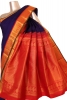 Traditional Contrast Kanjeevaram Silk Saree
